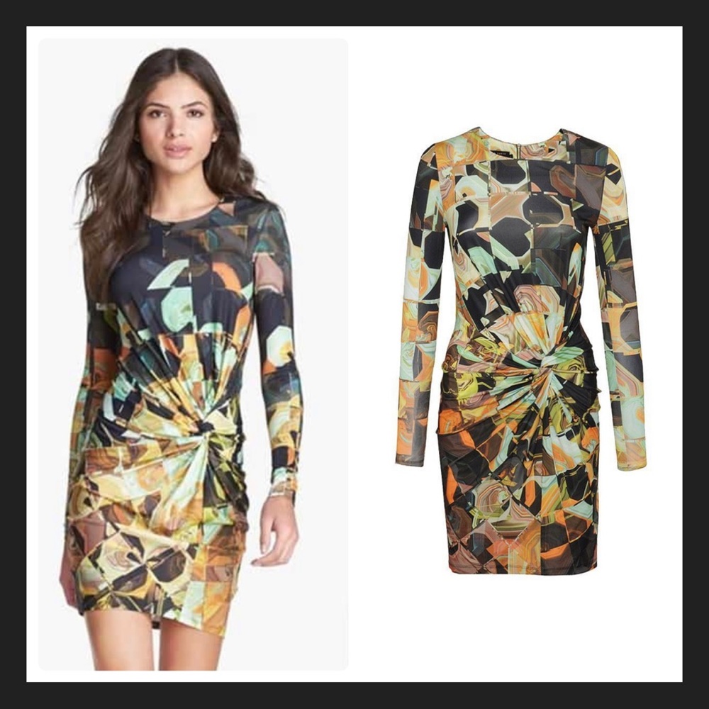 Ted Baker Tabbi Retro Square Print Dress